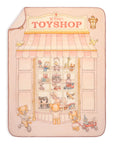 Lil Teddy Toy Shop Blanket - Sugary Pink