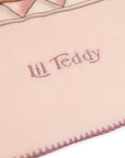 Lil Teddy Carousel Blanket - Sugary Pink