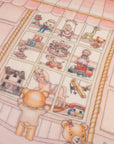 Lil Teddy Toy Shop Blanket - Sugary Pink