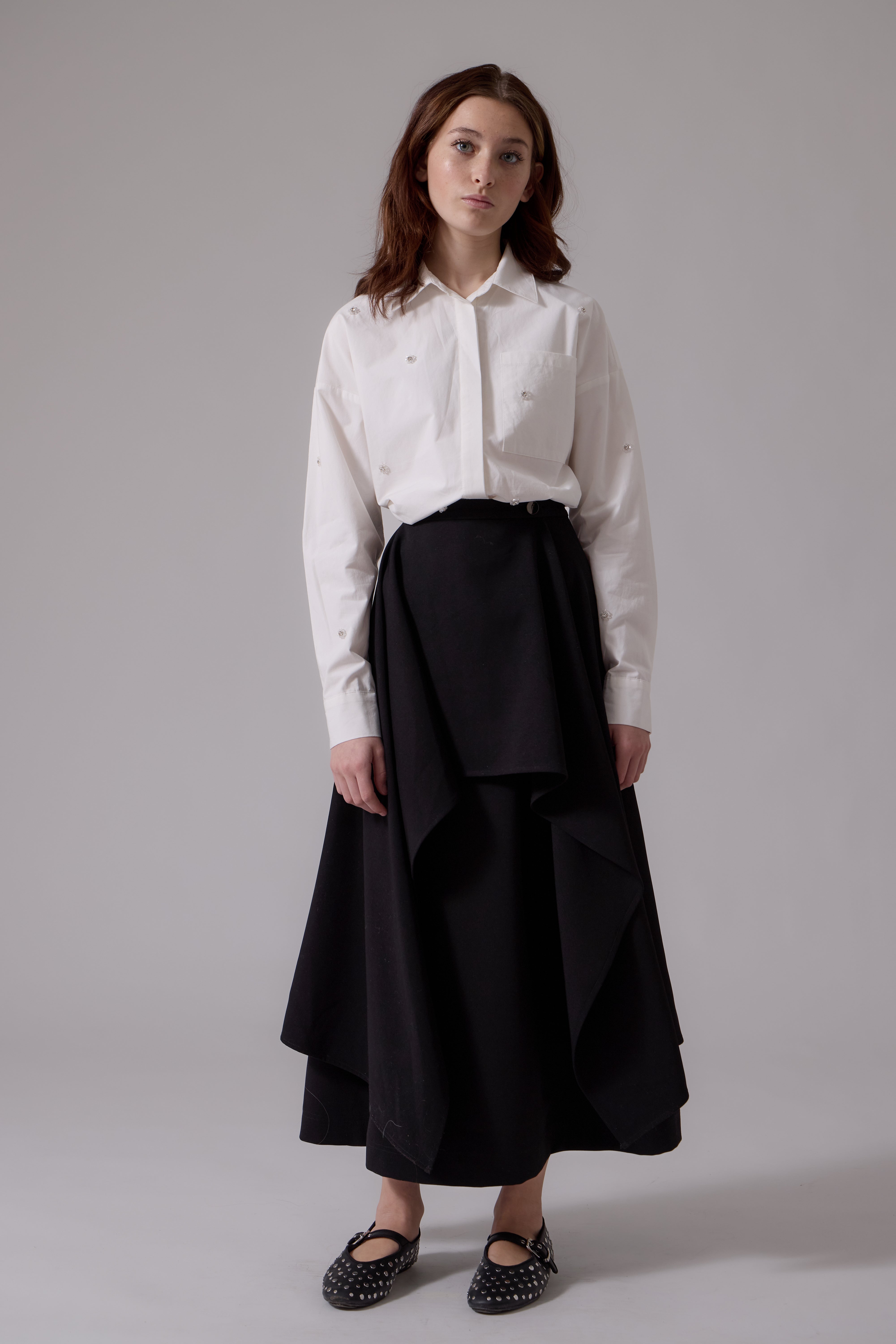 Soir White Liliane Blouse