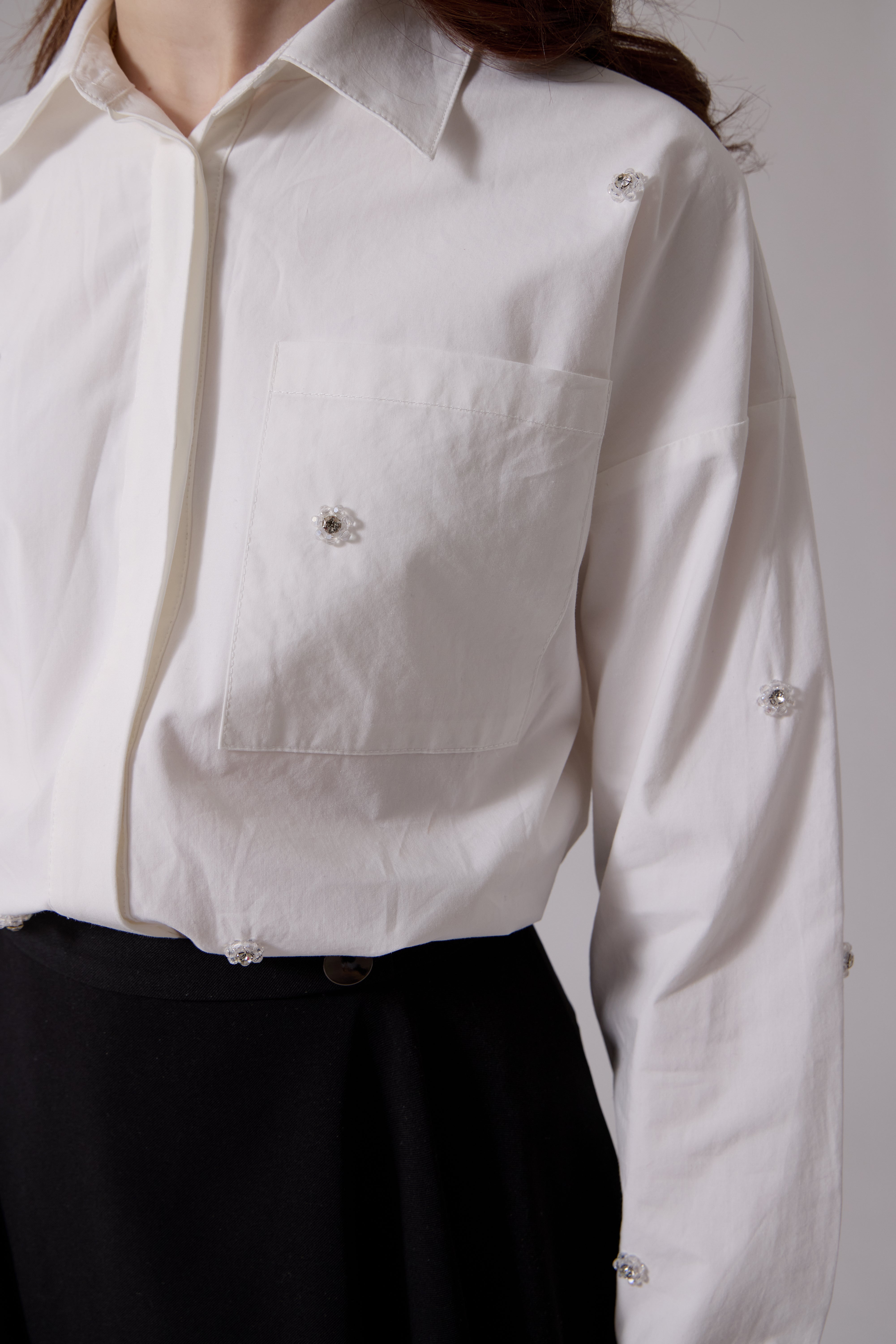 Soir White Liliane Blouse