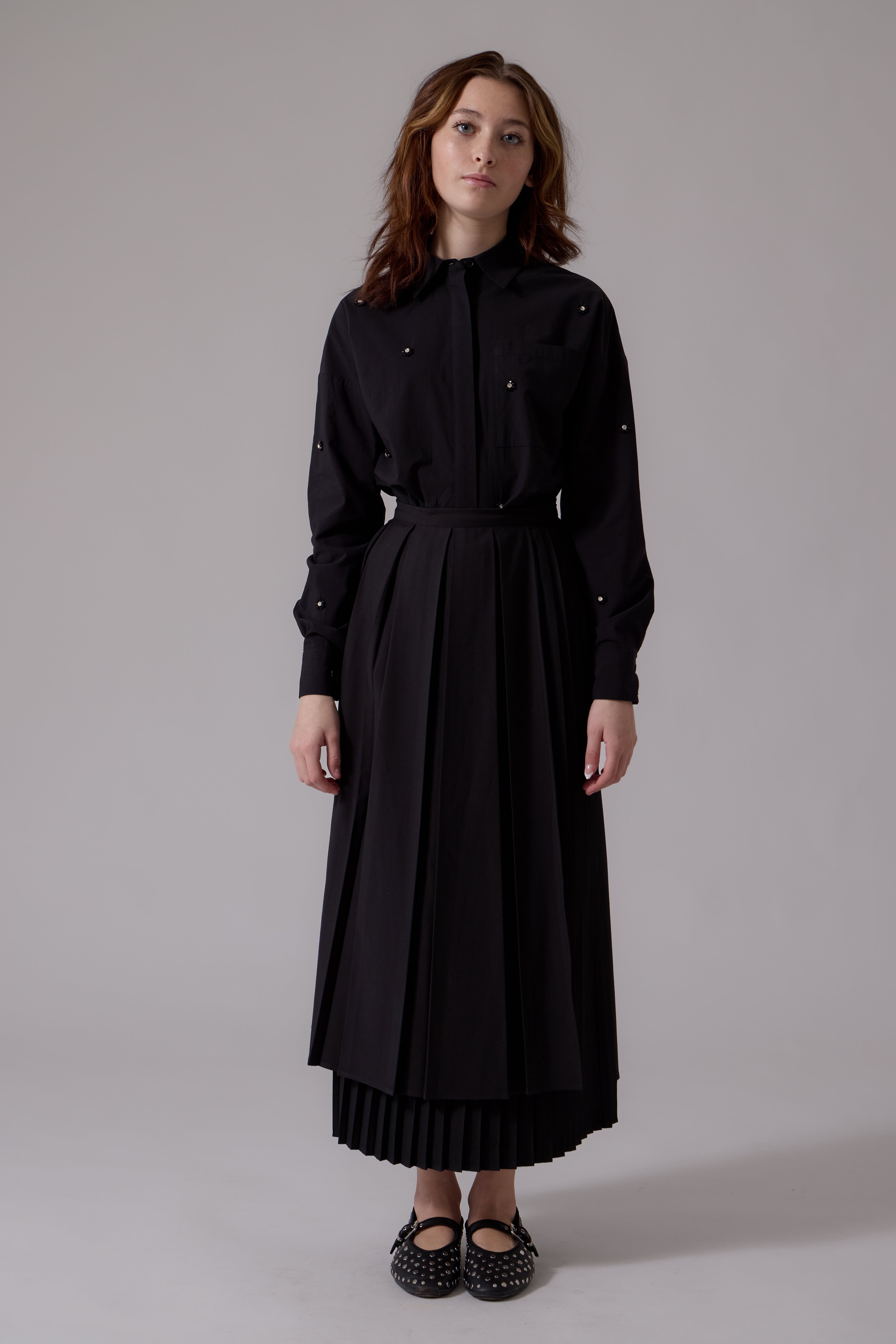Soir Black Liliane Blouse