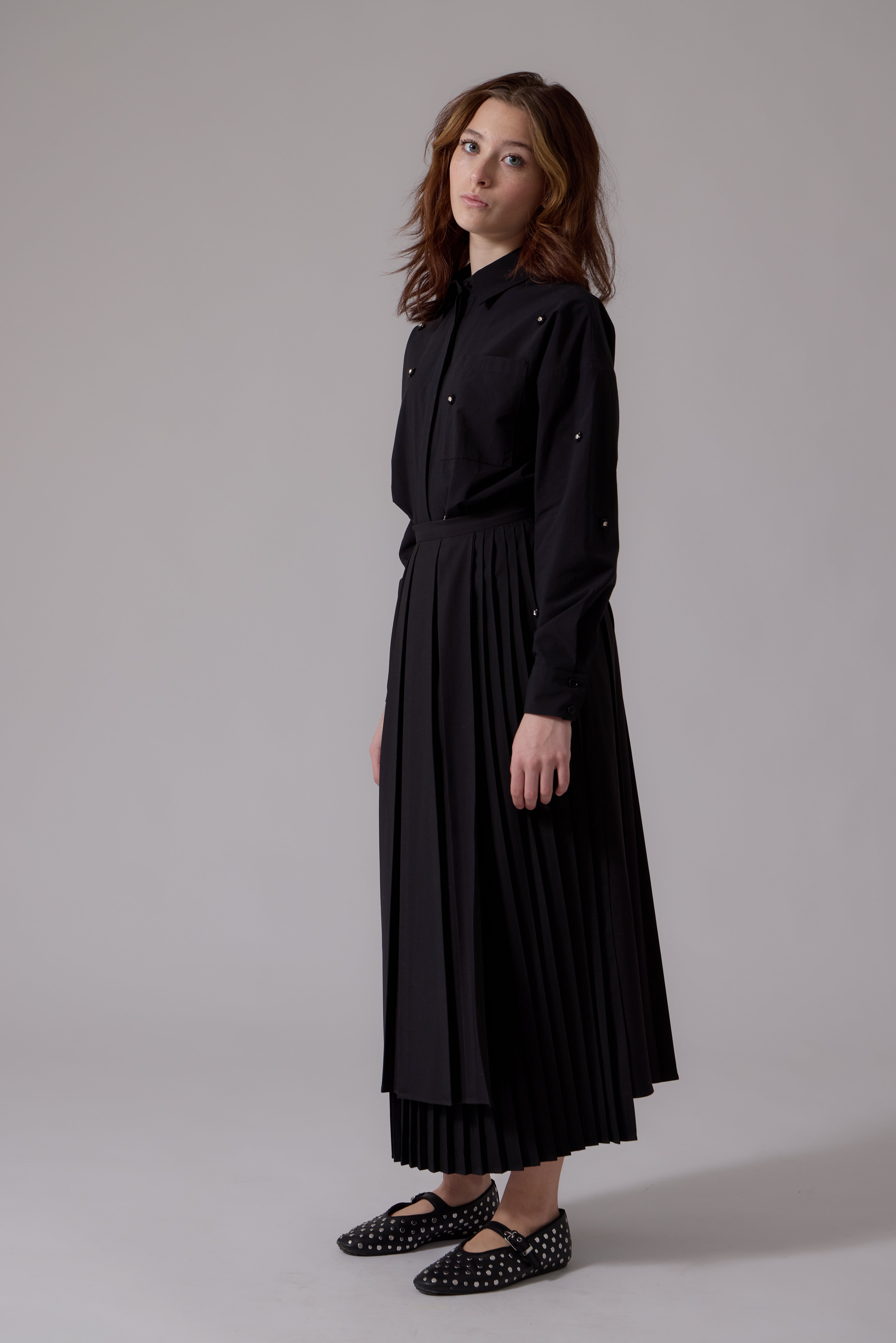 Soir Black Liliane Blouse