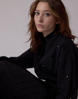 Soir Black Liliane Blouse