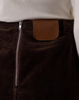 Soir Chocolate Harlow Midi Skirt