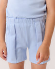 Cottier Blue Leo Shorts Set
