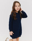 Crew Kids Navy Ski Logo Dress