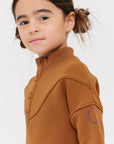 Crew Kids Camel Piped Dress