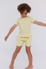 Crew Kids Yellow Jean Wash Shorts