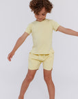 Crew Kids Yellow Jean Wash Shorts