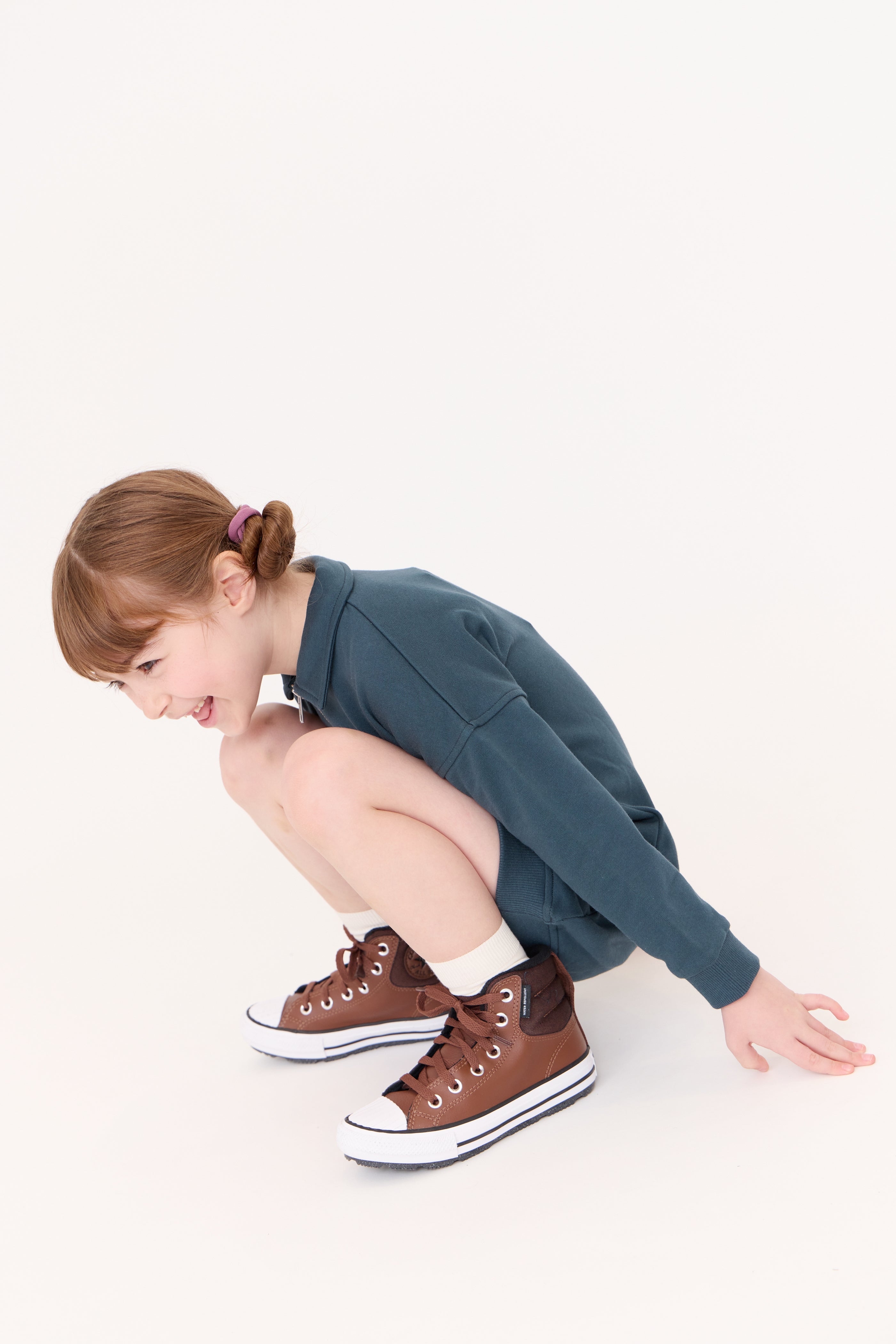 Crew Kids Green Ayala Dress