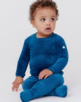 Crew Kids Velour Footie