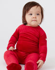 Crew Kids Velour Footie