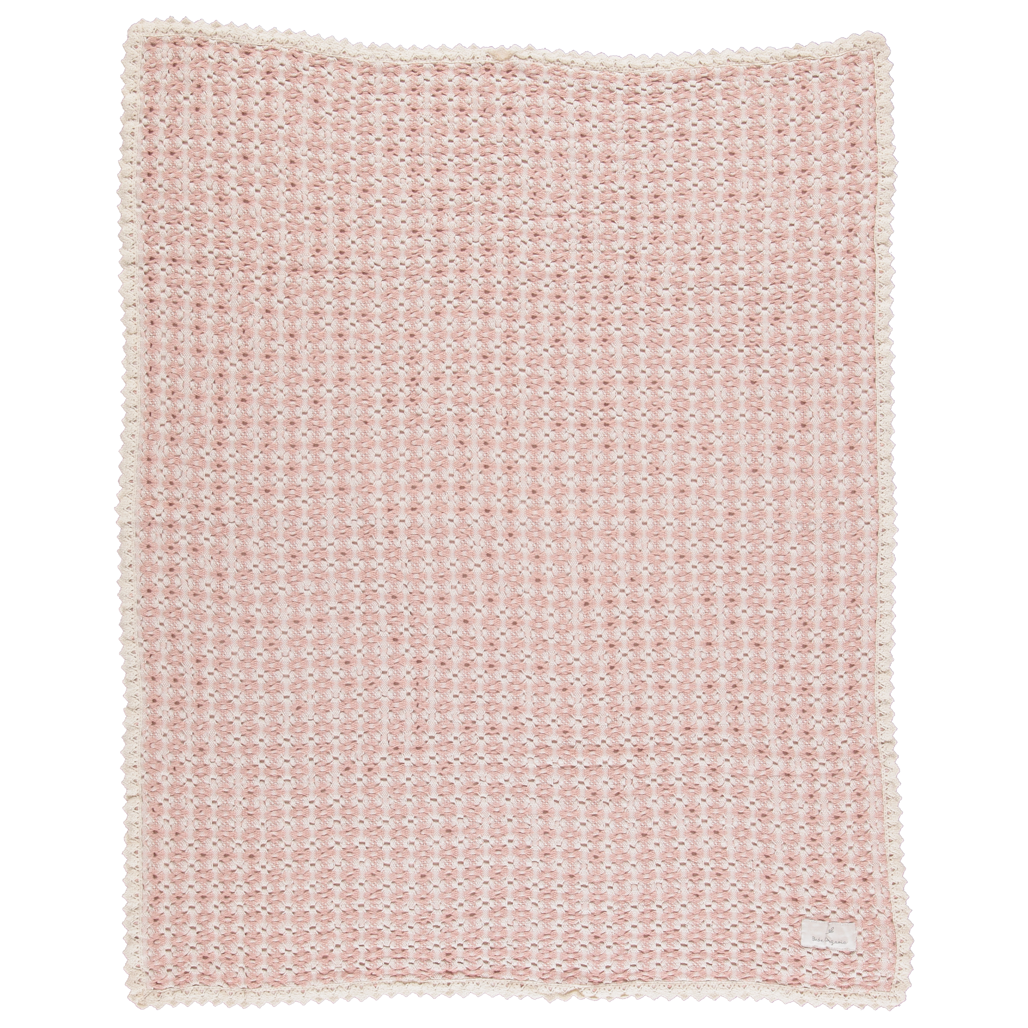 Bebe Organic Retro Crochet Blanket