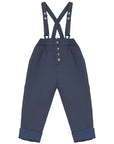 Calla Lili Blue Boys Pants With Suspender