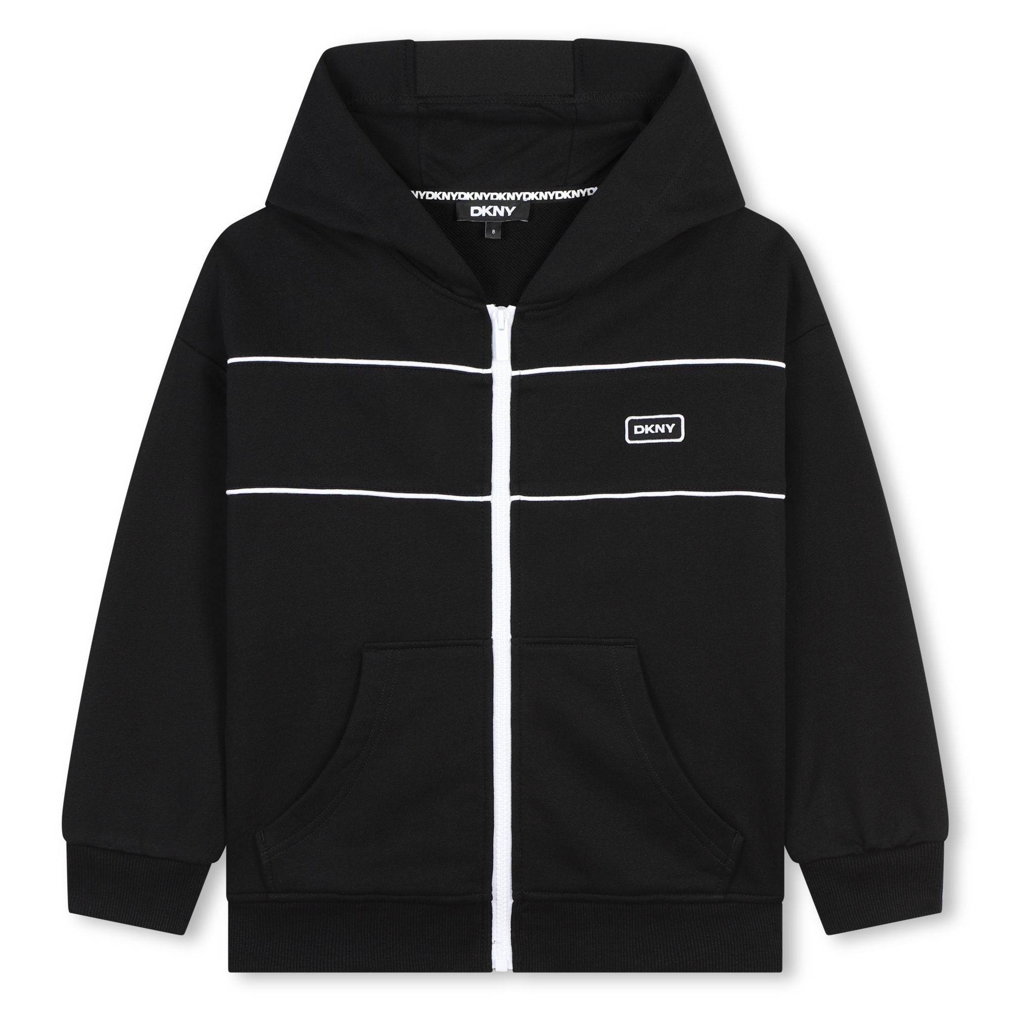 DKNY Black Zip Up Hoodie