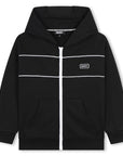 DKNY Black Zip Up Hoodie