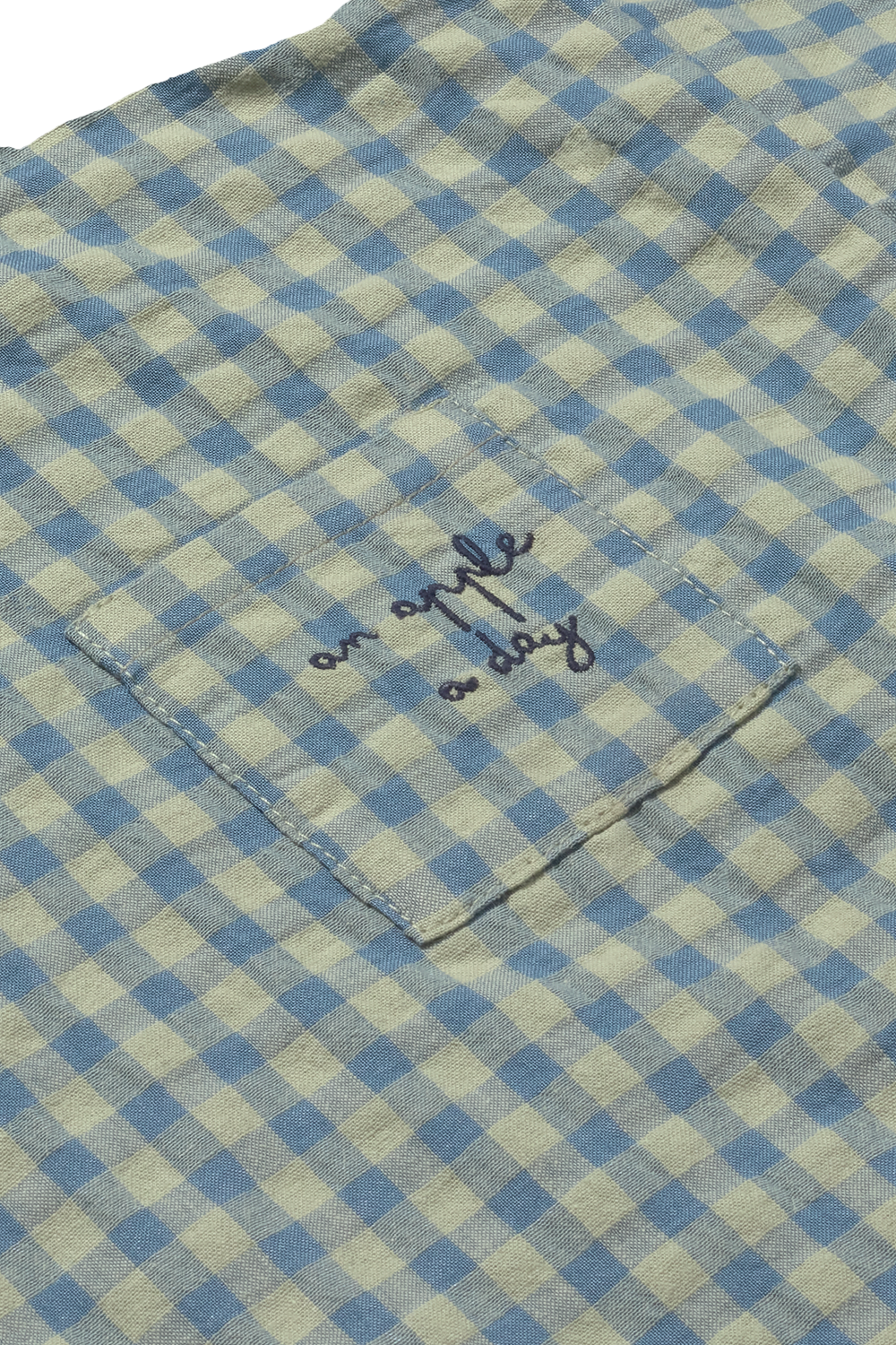 My Little Cozmo Blue Gingham Baby Set