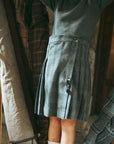 Sweet Threads Charcoal Plaid Skirt