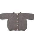 Koalav Grey Hand Knit Cardigan