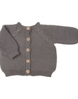 Koalav Grey Hand Knit Cardigan