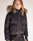 Ibis Girls Matte Front Pocket Bomber