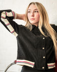 Teen Boss Black Corduroy Jacket