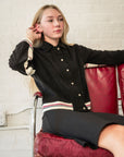 Teen Boss Black Corduroy Jacket