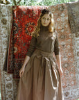 Gem Taupe Brooch Turtleneck