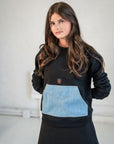 Teen Boss Denim Kangaroo Pocket Sweatshirt