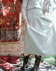 Gem Grey Embellished Skirt