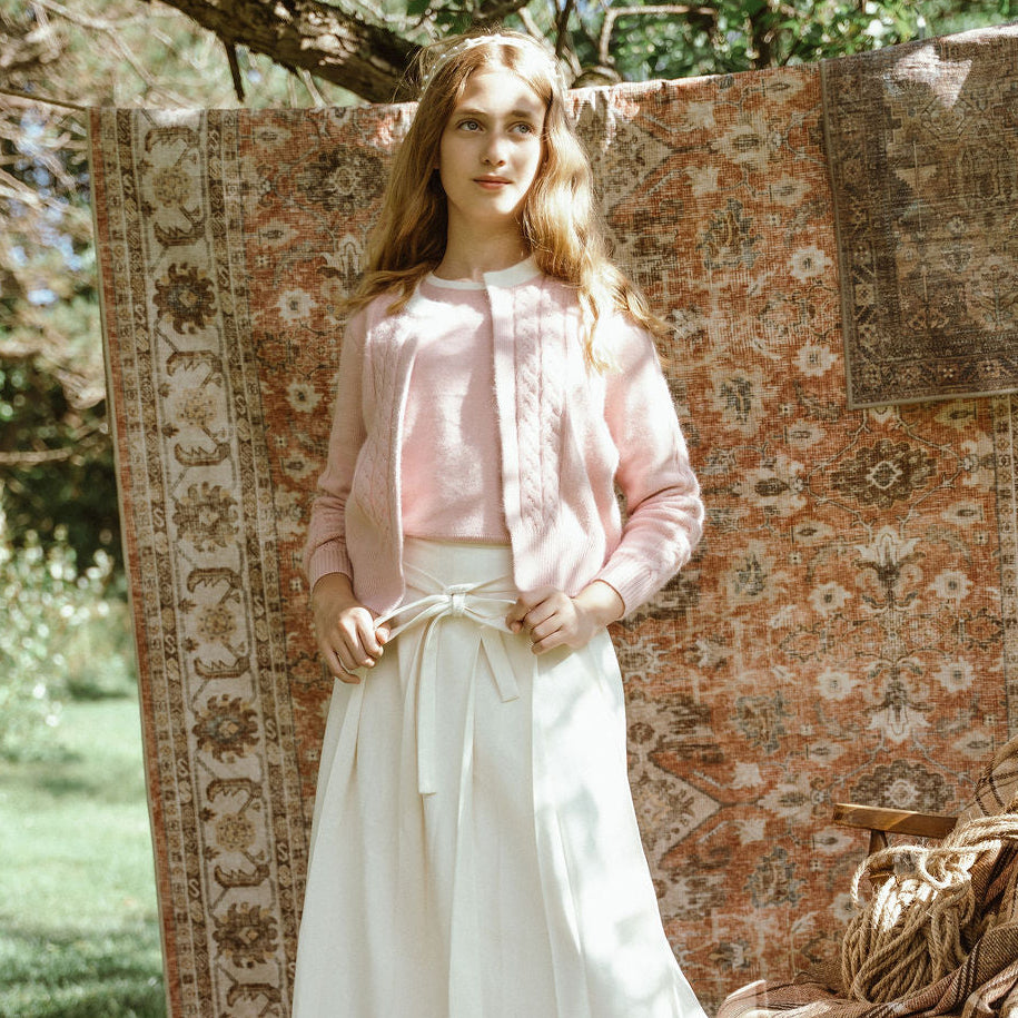 Gem Pink Mohair Sweater Set