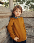 Cottier Mustard Leo Knit Sweater