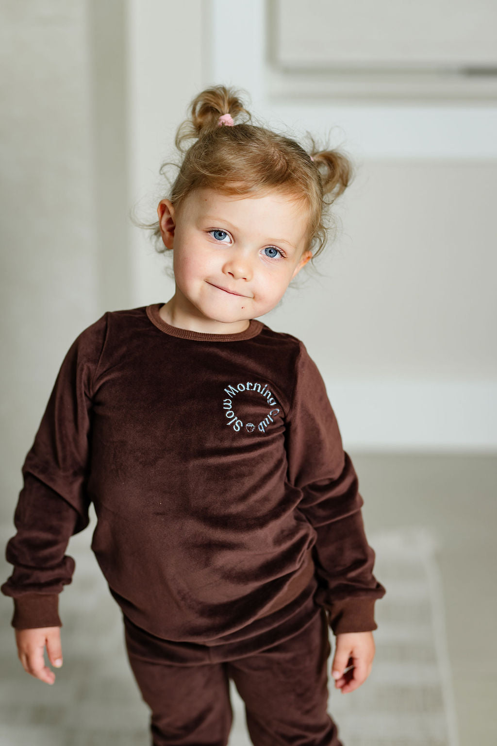 Pouf Brown Velour Pajama