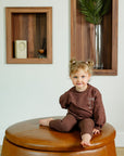 Pouf Rosy Brown Bow Sweatsuit