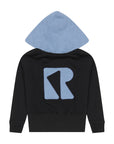 Retrokid Denim Hood Scuba Bomber