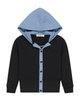 Retrokid Denim Hood Scuba Bomber