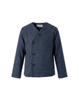 Pernille Grey and Blue Checkered Suit