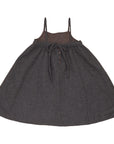 Calla Lili Grey Brown Tweed Dress