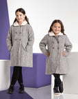 Ellabee Evelyn Pled Wool Coat