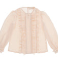 Elisabetta Franchi Georgette Tunic With Ruffle