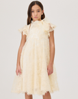 Ermanno Scervino Ecru Abito Lace Dress