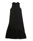 Retrokid Black Collar Maxi With Cardigan