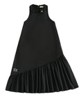 Retrokid Black Collar Maxi With Cardigan