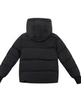 Ellabee Black With Blue Zipper And Lining Racoon Fur Coat