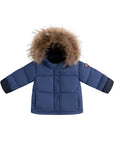 Ellabee Blue Lyane Fur Down Jacket