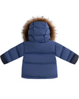 Ellabee Blue Lyane Fur Down Jacket