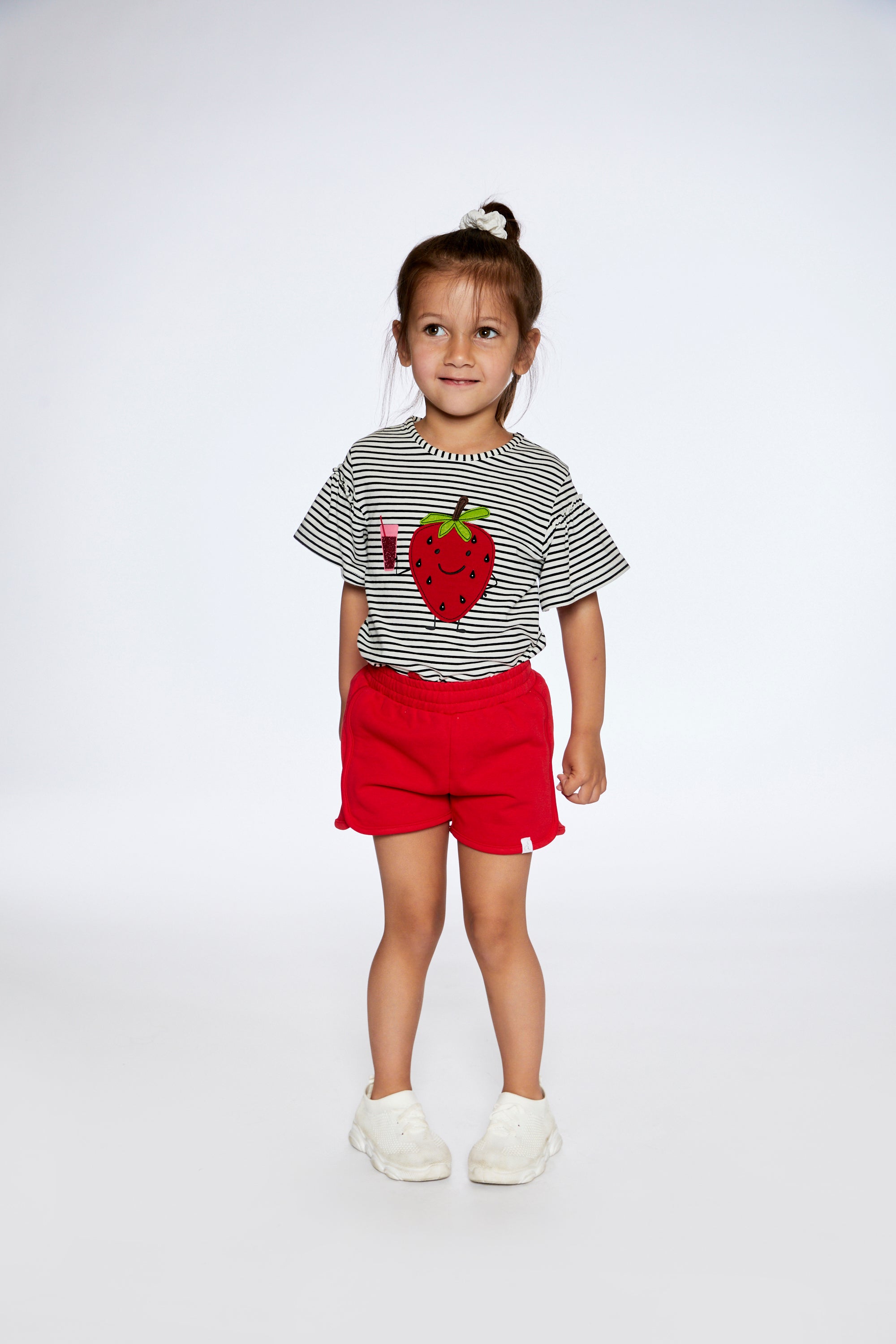 Deux Par Deux Strawberry Stripe T-Shirt