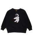 Hebe Black Astronaut Sweatshirt