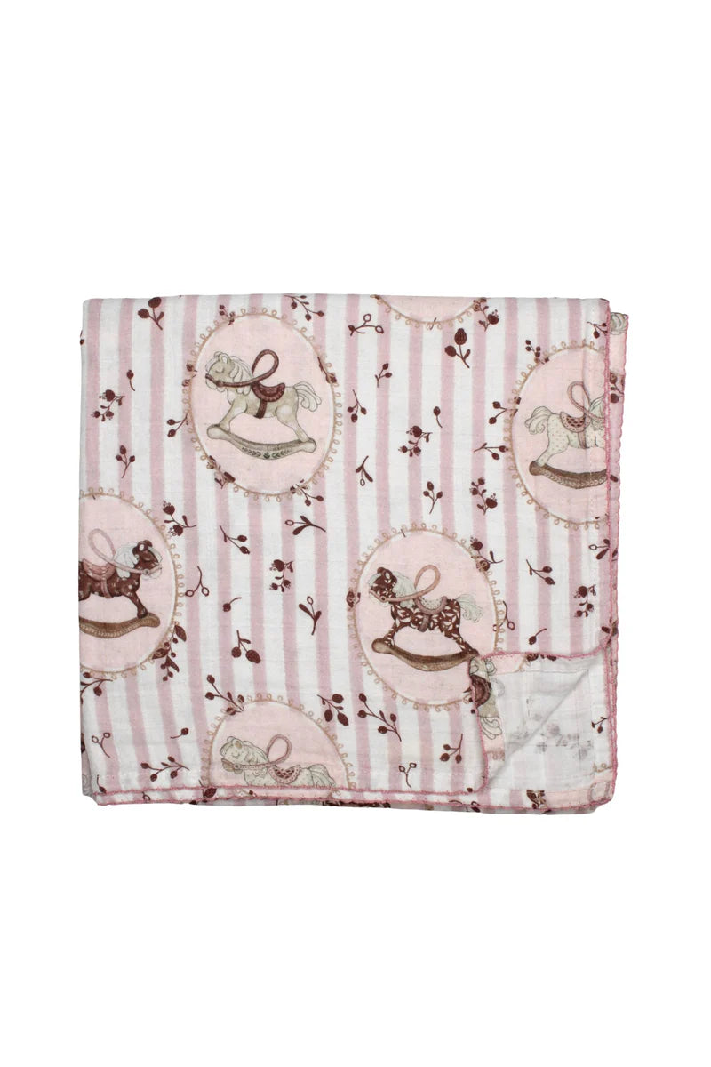 Little Threads Muslin Blanket